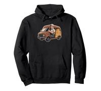 Camion De Reparto Conductor Sudadera con Capucha