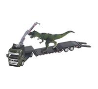 Camión de Transporte de Dinosaurio, Interacción en la Imaginación de la Aleación Habilidades Motoras 1:50 Juguete de Camión de Transporte de Dinosaurio para Niños para el Juego (tiranosaurio)
