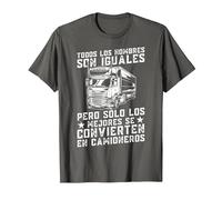 Camión Divertido Los Mejores Se Convierten En Camioneros Camiseta, Hombre, Asfalto, 4XL