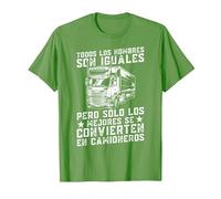 Camión Divertido Los Mejores Se Convierten En Camioneros Camiseta, Hombre, Hierba, XXL