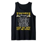 Camión Divertido Trucker Prayer Lord Keep Me Safe Get Me Home Camiseta sin Mangas