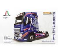 1:24 Italeri Volvo Fh4 500 Tractor Truck 2-Assi 2016 Kit IT3942 Modellino