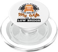 Camión Flatbedder Vehículo de Carga Conductor de camión de Plataforma Plana PopSockets PopGrip para MagSafe