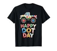 Camión gótico Happy Dot Day - Arte de Puntos espeluznantes de Halloween Camiseta
