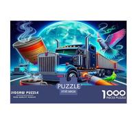 Camión Grande Puzzle Classici Da 1000 Pezzi Gioco EduGatoivo Puzzle Decorativo Domestico Cartone 100% Riciclato Puzzle Famiglia & Adulti 38x26cm/1000pcs