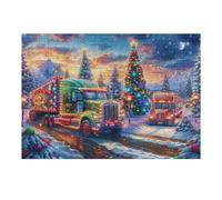 Camión Grande Puzzles 300 Piezas Alivio Estrés Mental Coche Rompecabezas 3D para Toda La Familia Juguete Educativo Desafío Intelectual 300 PCS
