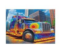 Camión Grande Puzzles 300 Piezas Alivio Estrés Mental Vehículo de Transporte automotriz Rompecabezas 3D para Toda La Familia Juguete Educativo Desafío Intelectual 300 PCS