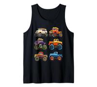 Camión Grande Retro Vintage de Monster Trucks Camiseta sin Mangas
