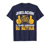 Camión Jubilación Mejor Camionero Se Retira Truck Camiseta, Hombre, Azul Marino, 6XL