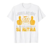 Camión Jubilación Mejor Camionero Se Retira Truck Camiseta, Hombre, Blanco, 5XL