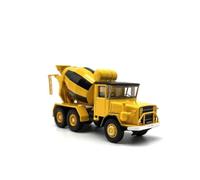 Camión Mezclador Cemento Aleación AEC690 Escala 1:76 Modelo Amarillo Vehículo Trabajo Estático Exhibición Coleccionable
