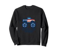 Camión Monstruo patriótico Rollin Gratis Sudadera