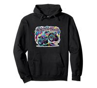 Camión Monstruo Retro para niños, Hombres, Mujeres, niñas, Cosas Vintage Sudadera con Capucha