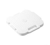 Camión móvil plano con ruedas de goma silenciosas para electrodomésticos de cocina deslizantes como freidoras de aire, cafeteras y tostadoras (blanco)