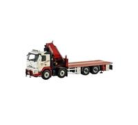 Camión Plataforma Wall FMX 8x4 con Grúa Escala 1:50 Modelo Coleccionable De Aleación 01-2288 Recuerdo Fundición
