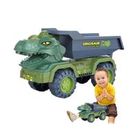 Camión portador de dinosaurios,Vehículo de ingeniería de dinosaurios Camión | Camión para niños, niños, bebés, niños, preescolares, niños, niño