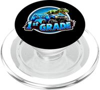 Camión T-rex controlador de juegos de regreso a la escuela para niños de 1er grado PopSockets PopGrip para MagSafe