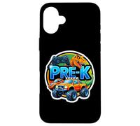 Camión T-rex Controlador de juegos de regreso a la escuela Pre-K para niños Carcasa para iPhone 16 Plus