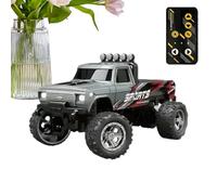 Camión teledirigido para niños, Coche teledirigido para niños - Coche eléctrico de juguete pequeño - Coche de carreras para interiores de 2,4 GHz, juguetes de camión RC recargables con , 1:64 pe
