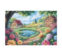 Camión Todo Terreno montaña Aventura Naturaleza Salvaje Rural Puzzles 1000 Piezas Decoración Hogar 3D Elegante Rompecabezas Familiar para Adultos Obra De Arte Colorido DIY Creativo 1000 PCS