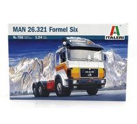 CAMIÓN TRACTOR MODELO ESTÁTICO ITALERI MAN 26.321 3 EJES 1984 1/24