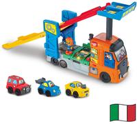 Camión Transportador 3 en 1 VTech Vroom Vroom Go Maxi Versión Italiana - De 1a 5 Años