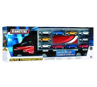 Camión transportador de 20 coches con 10 coches incluidos de Teamsterz