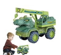 Camión transportador de transporte de dinosaurios,Juguetes para camiones de | Dinosaurio Transportador de vehículos Transportador d