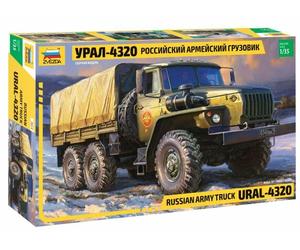 Camión Ural 4320 Ejército Ruso Kit De Plástico 1:35 Modelo ZVEZDA