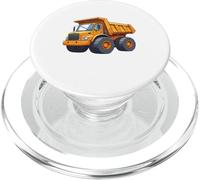 Camión Volquete Amarillo - Diseño Vehículo de Construcció PopSockets PopGrip para MagSafe
