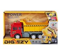 Camión volquete con efectos de sonido y luz