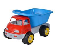 Simba Camión volquete, juguete de arena 35 cm, neumáticos de material suave, a partir de 10 meses