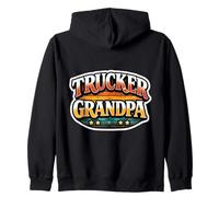 Camionero Abuelo Conductor de camión Abuelo Truckie Granddad Sudadera con Capucha