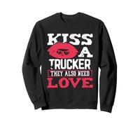 Camionero BESA a un Camionero También Necesita Amor Camionero Sudadera