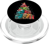 Camionero Camionero Logística Árbol de Navidad Navidad PopSockets PopGrip para MagSafe