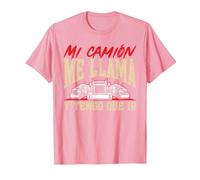 Camionero Mi Camión Me Llama Y Tengo Que IR Camiseta, Hombre, Rosado, 3XL