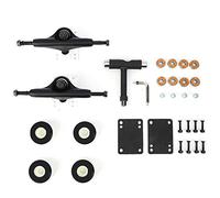 Camiones, Aluminio 5 Pulgadas Soporte Junta PU Rodamientos Combination Set (WHITE), 1