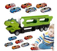 Camiones de dinosaurios para niños 12 coches juguete, figuras dinosaurios