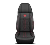 Camiones Fundas Asientos Camión Juegos de Cubreasientos Compatible con para DAF XF XG/XG+ XD CF LF MX-11 MX-13 2001-2026 1SEAT,Style C-Red Ice Silk