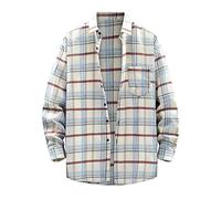 Camisa a Cuadros Hombre De Manga Larga Fit La Fiesta del Festival Camiseta Cuadros Camisas Fácil De Hierro Moderno Ropa Temperamento Blusa