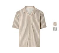 Camisa a rayas para hombre - Beige#Tallas:L (52/54). Talla