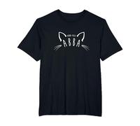Camisa Abba Purr-FECT, Regalo Divertido y Lindo para Amantes de los Gatos Camiseta, Hombre Tallas Grandes, Negro, 2X Alto