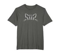 Camisa Abba Purr-FECT, Regalo Divertido y Lindo para Amantes de los Gatos Camiseta, Hombre Tallas Grandes, Asfalto, 2X Alto