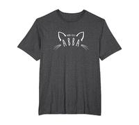 Camisa Abba Purr-FECT, Regalo Divertido y Lindo para Amantes de los Gatos Camiseta, Hombre Tallas Grandes, Jaspeado Oscuro, 6X Alto
