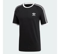 Camisa Adidas Originals Para Hombre 3-Stripes Negra Ajustada Trefoil CW1202 UK S