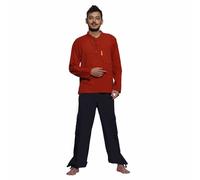 Camisa "Anapurna" - Camisa Casual de Algodón Pescador Con Recto Corte