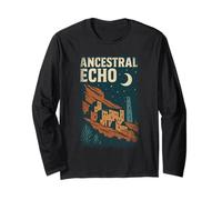 Camisa Ancestral Echo Colo Mesa Verde Acantilado Viviendas Cielo Manga Larga