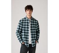 Camisa auténtica con botones Hombre Talla L. Color Verde