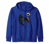 Camisa Azul Jacinto Camisa Guacamayo Camisa Azul Guacamayo Loro Sudadera con Capucha
