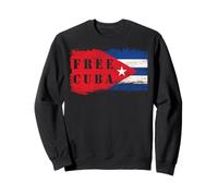 Camisa Bandera de Cuba Mes de la Herencia Hispana de Cuba Sudadera